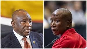 Afrique du Sud : Grosse empoignade entre le président Cyril Ramaphosa et l’opposant Julius Malema