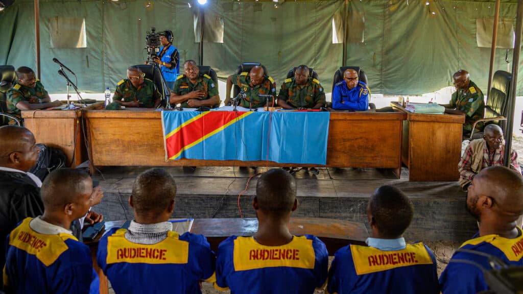 RDC : Pour leur participation à la rébellion du M23, 26 personnes condamnées à mort par la justice militaire