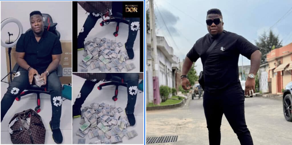 Côte d’Ivoire : Le Procureur de la République ouvre une enquête contre l’influenceur « Apoutchou National » après qu’il a exhibé un sac d’argent sur les réseaux sociaux