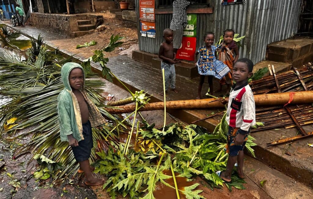 Mozambique : Catastrophe après le passage du cyclone Chido, l’UNICEF tire la sonnette d’alarme pour les enfants vulnérables