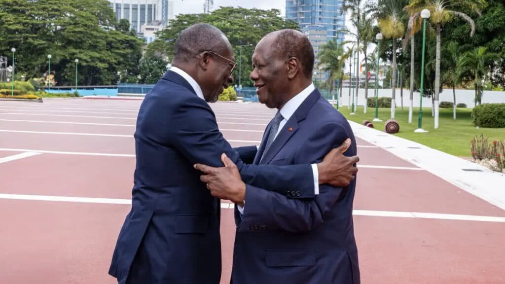 Bénin-Côte d’Ivoire : Patrice Talon reçu par Alassane Ouattara, les enjeux sous-régionaux au cœur des échanges