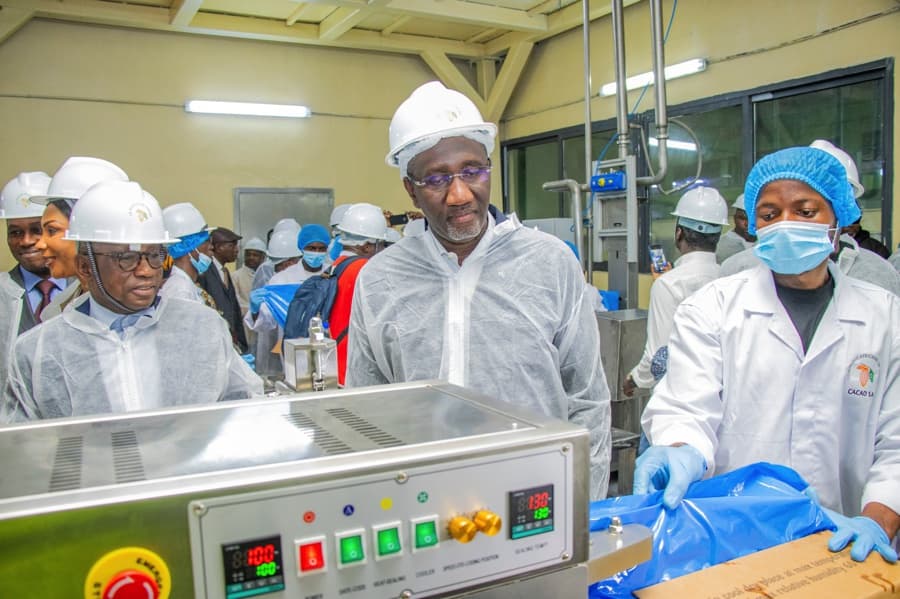 Côte d’Ivoire : Transformation du Cacao, une usine d’une capacité de production annuelle de 36000 tonnes inaugurée à Divo