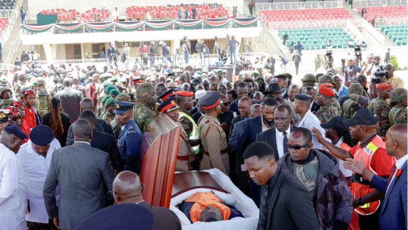 Kenya : Les funérailles nationales de Raila Odinga font des morts et des blessésgraves