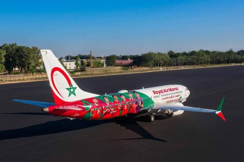 Football/CAN 2025 : Royal Air Maroc innove avec un avion dédié aux icônes des Lions de l’Atlas