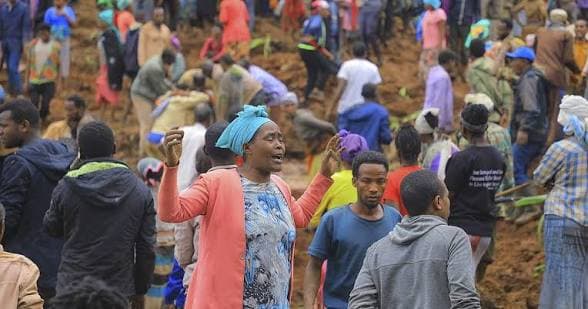 Ethiopie : De violents glissements de terrain font au moins 48 morts et près de 100 disparus dans la région de Gamo