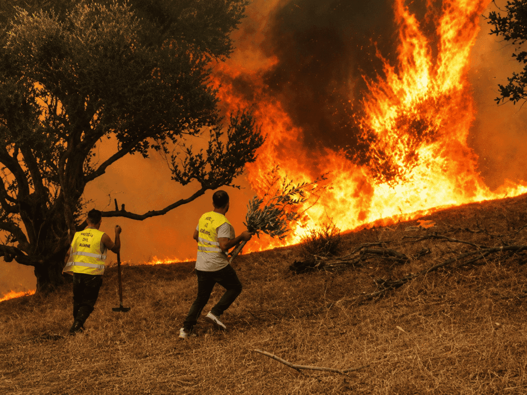 Algérie : Au moins 12 morts dans des incendies au nord-est du pays, Tebboune décrète trois jours de deuil national